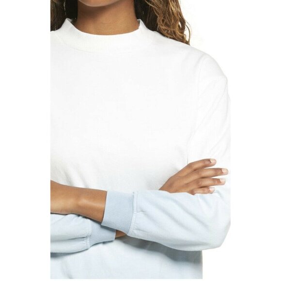 BP Dip Dye Crewneck Cotton Blend Sweatshirt women size M - Picture 4 of 9